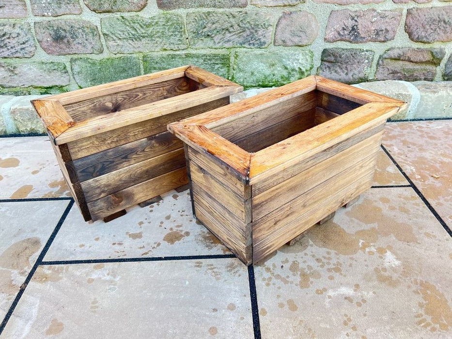 Regular Wooden Trough set