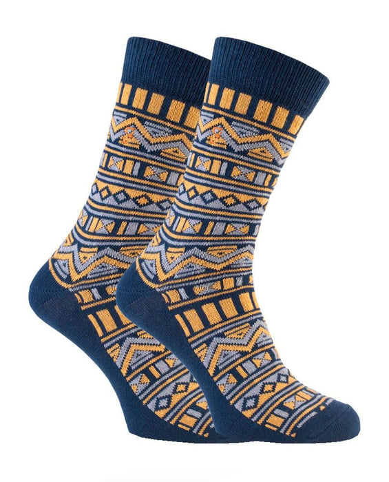 Farah Vintage - 2 Pairs Mens Aztec Socks