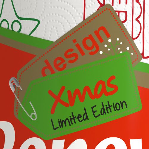 Renova Festive Christmas Kitchen Roll 1 Roll Per Pack – XXL Durable Holiday Paper Towels Decorative Designs 120 Sheets | 3x Larger Than Standard Rolls