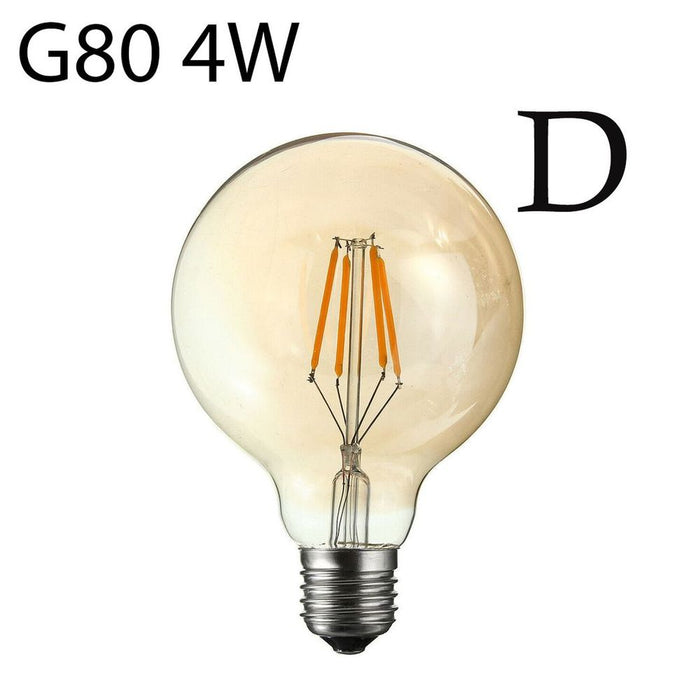 E27 4W G80 Dimmable LED Vintage Filament Light Bulb