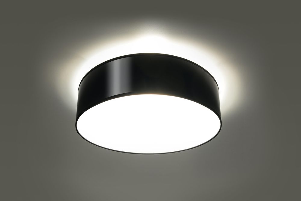 ARENA 35 Black Round Ceiling Lamp - Loft Design LED E27 - High-Quality Lighting Solution