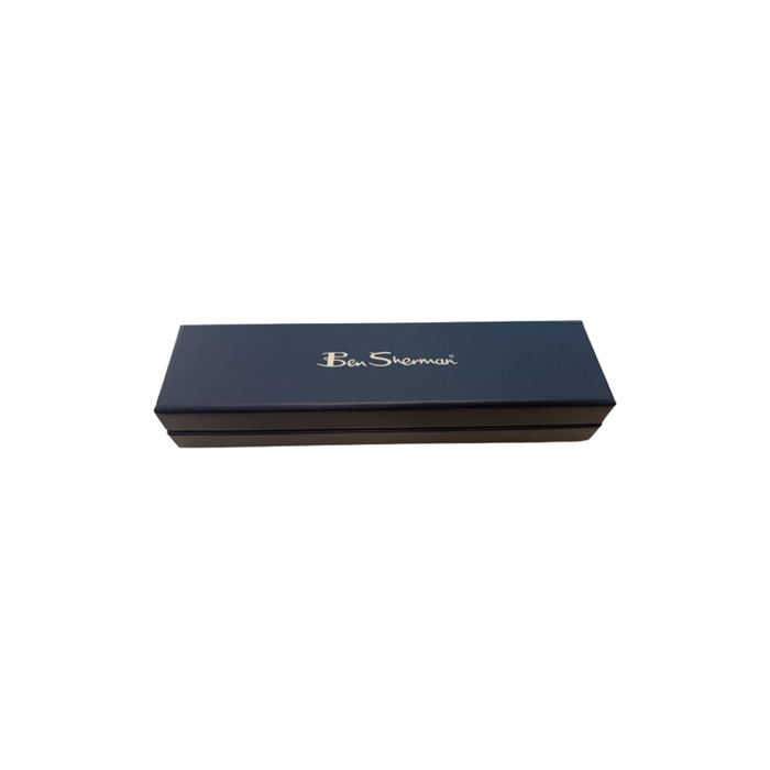 High-End Ben Sherman Ballpoint Pencil | Brushed Chrome in Luxury Gift Box | S224.80BS