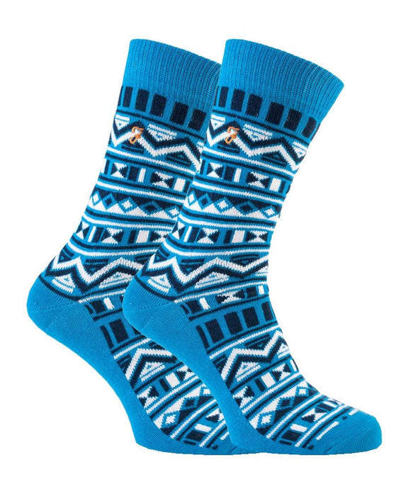 Farah Vintage - 2 Pairs Mens Aztec Socks