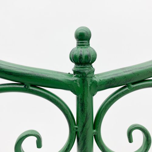 109CM GREEN 2 SEATER BENCH