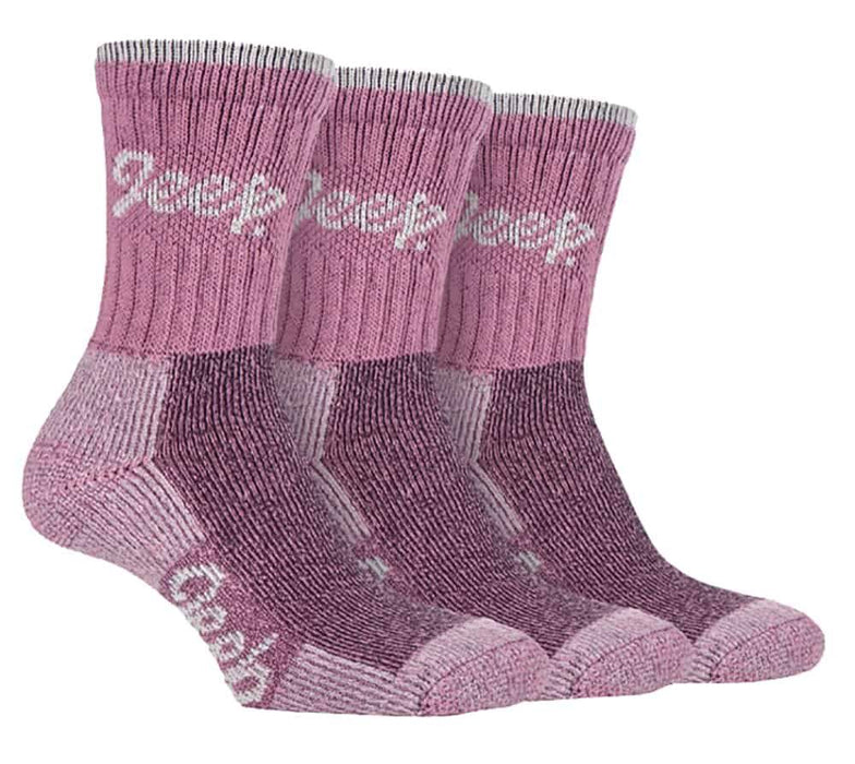 Jeep - 3 Pairs Ladies Terrain Socks