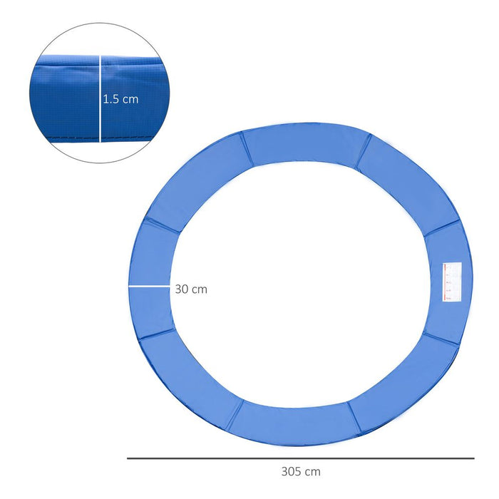 Premium 10ft Trampoline Spring Cover | Blue Replacement Pad | Professional Quality | Easy Installation