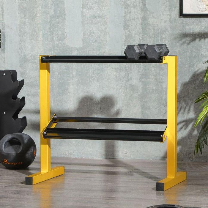 Premium Steel Dumbbell Rack - Organize and Store Weights - Holds 135kg per Shelf - Perfect for Home Gym