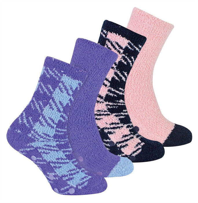 4 PAIRS - Sock Snob Ladies Cosy Socks