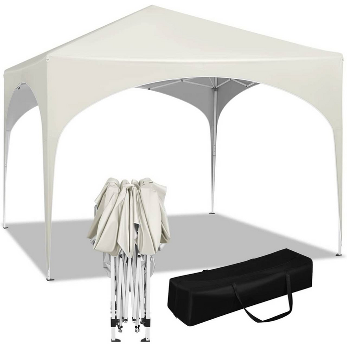 Party Tent | Waterproof and Sunproof Garden Gazebo | Beige 3x3 m