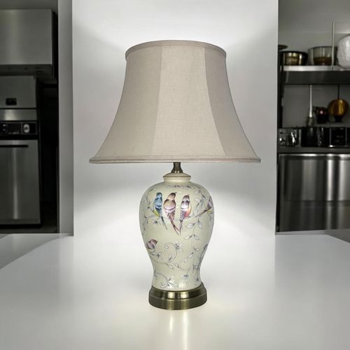 37CM LAMP AND SHADE