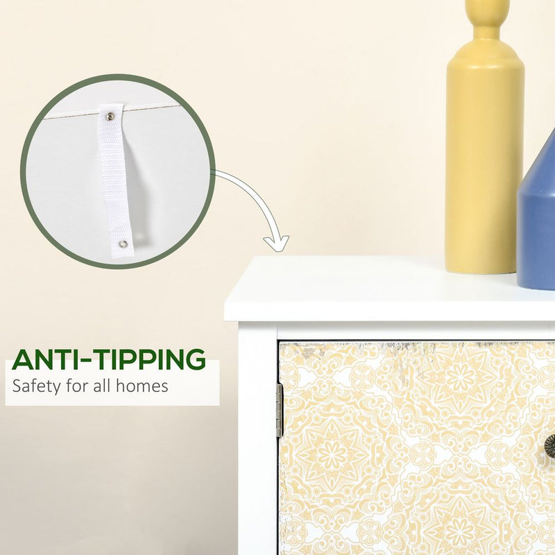 Multi-Purpose Shabby Chic Drawer Table - High-Quality Storage Chest