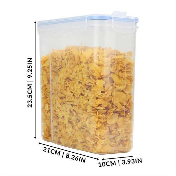 Fresh Cereal Containers - Set of 4 | Snap Lock Airtight Technology