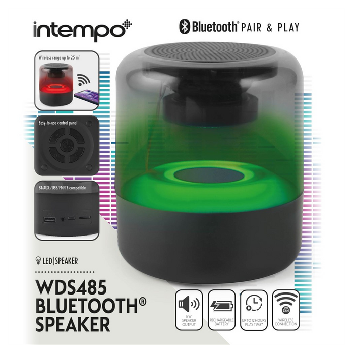 INTEMPO WDS485 BLUETOOTH HOME SPEAKER BLK