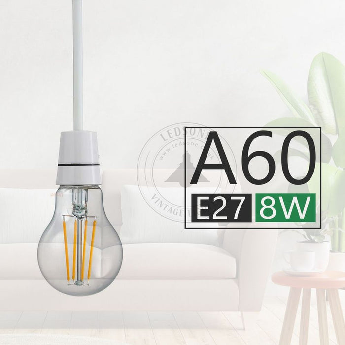 2 Pack E27,B22 LED Edison Dimmable Vintage Amber Glass Warm white 2700K, Cool white 6000K Light Bulbs