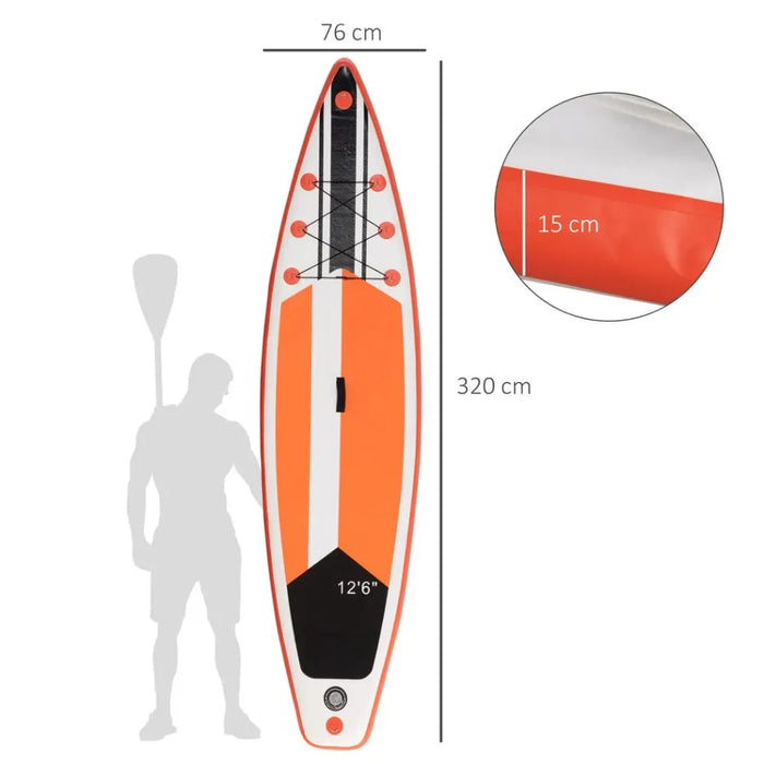 10Ft Inflatable Paddle Board - Adjustable Paddle - Non-Slip Deck - High Quality - Professional Seller