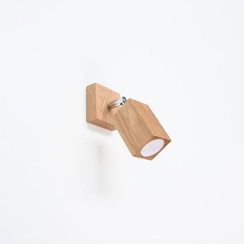 Scandinavian Design Wall Lamp - Wood, GU10 Socket - High Quality