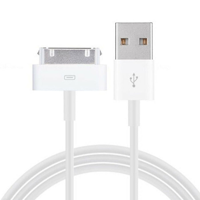 GVC USB 1m Data Cable For 30 Pin Connector Devices - White