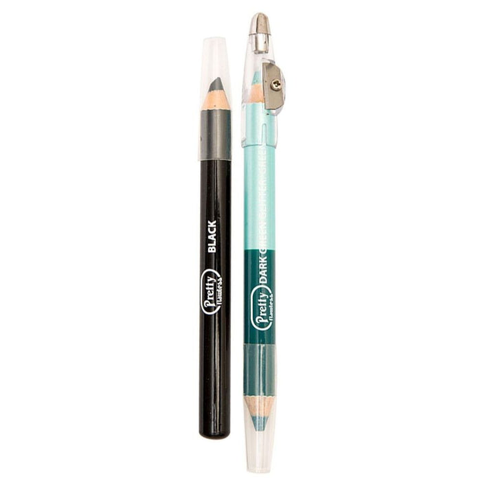 Pretty 3 in 1 Eyeshadow/Eyeliner Pencils with Sharpener