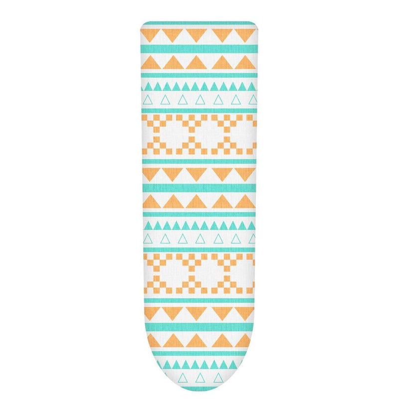 Vinsani Modern Ironing Board Cover Multi Fit New Foam Back padding 100% Cotton Easy Fit, 140 x 52 cm, Made in EU (Iron Board not included)
