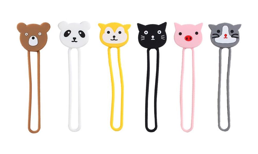 Aquarius Cute Animal Shape Cartoon Flexible Cord and Cable Organiser