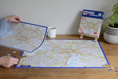 A to Z Map of Ipswich 1000 Piece Jigsaw Puzzle