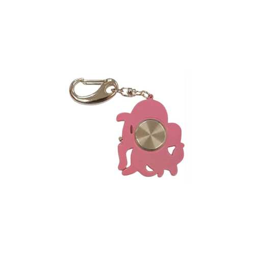 Imperial Key Chain Clock Pink Octopus IMP730 - CLEARANCE NEEDS RE-BATTERY