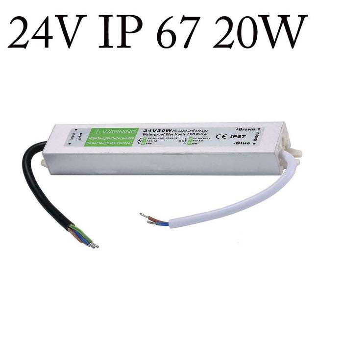 Waterproof LED Driver Power Supply Transformer - DC24V IP67 20W - Overload Protection