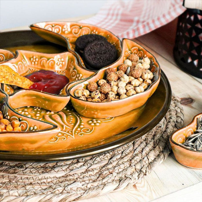 8-in-1 Yellow Bowls Set for Sharing, Snacks and Breakfast