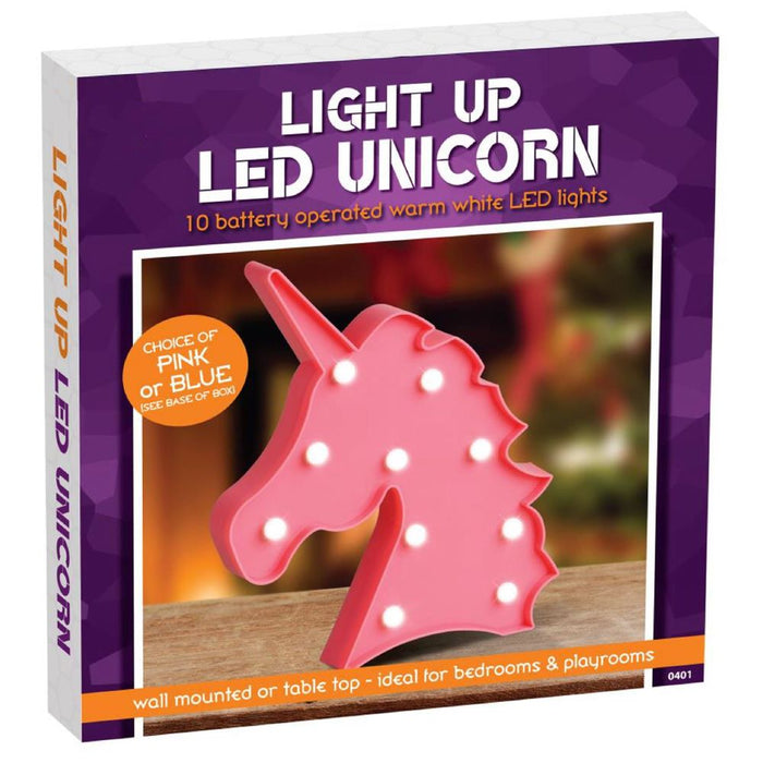 Enchanting Children's LED Light Unicorn - Battery Powered Wall/Table Decoration - Perfect for Any Occasion