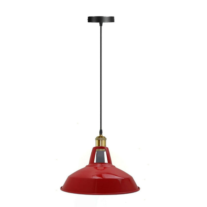 Modern Vintage Industrial Retro Metal Lamp Shade Loft Pendant Ceiling Light