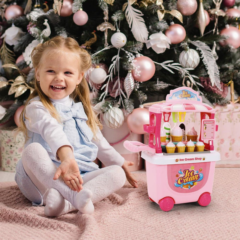 SOKA Ice Cream Trolley - Hours of Playtime, Great Learning Toy, Perfect Gift - 27 Pcs