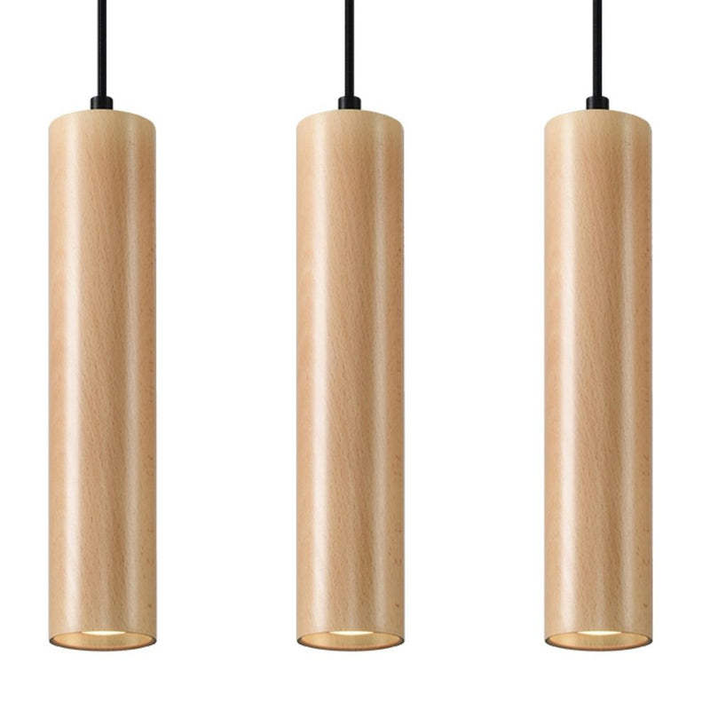 Scandinavian Design Wood Pendant Lamp - High Quality GU10