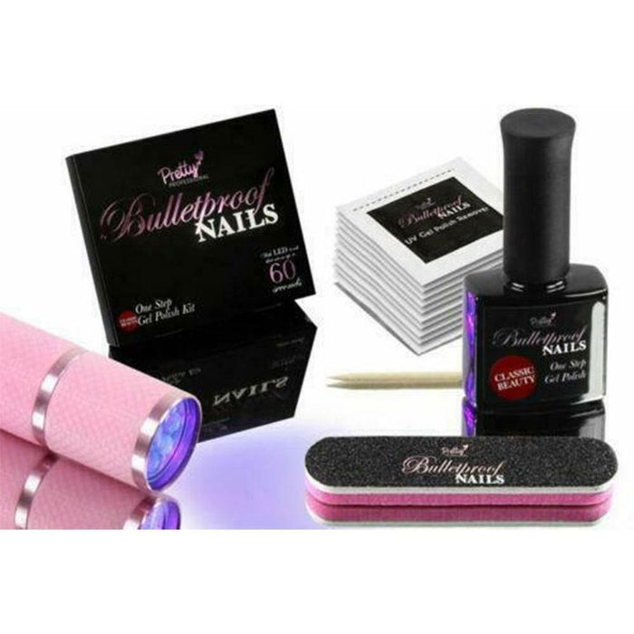 Timeless Bulletproof Nails Gel Kit: Professional-quality, Easy Removal, Complete Set