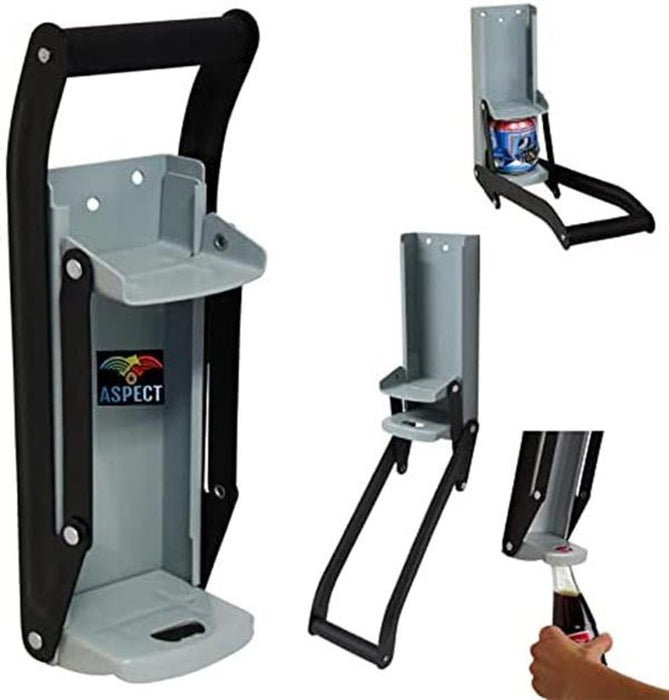 Aspect Heavy Duty Can Crusher - Recycling Wall Mounted Tool for Restaurant & Home