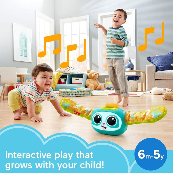 Fisher-Price Rollin' Rovee Interactive Musical Toy - Lights Up, Moves, Teaches!