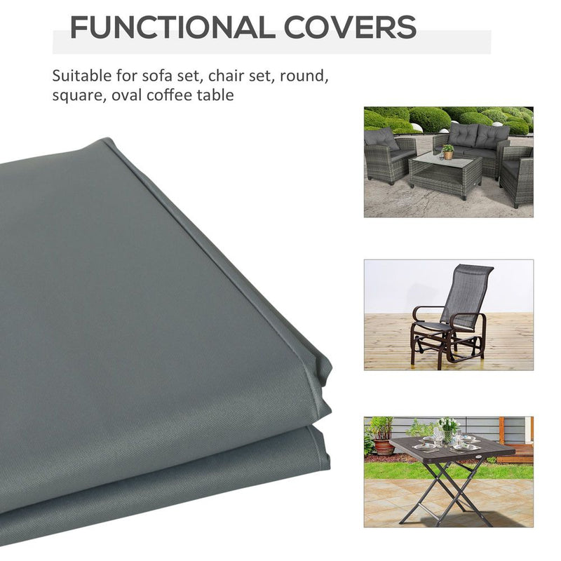 Premium 600D Outdoor Furniture Cover | Water & UV Resistant | 190x72cm | Protect Your Set