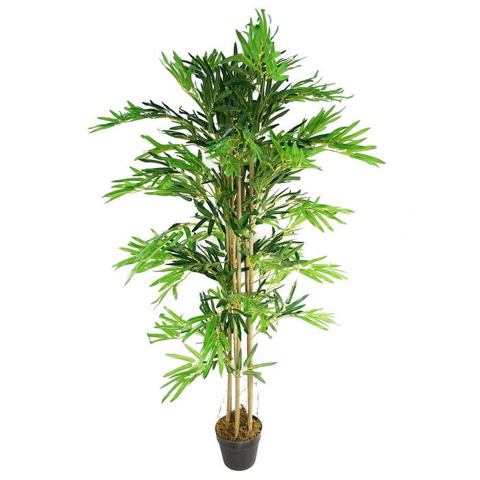 150cm (5ft) Artificial Bamboo Plants Trees - Natural Green