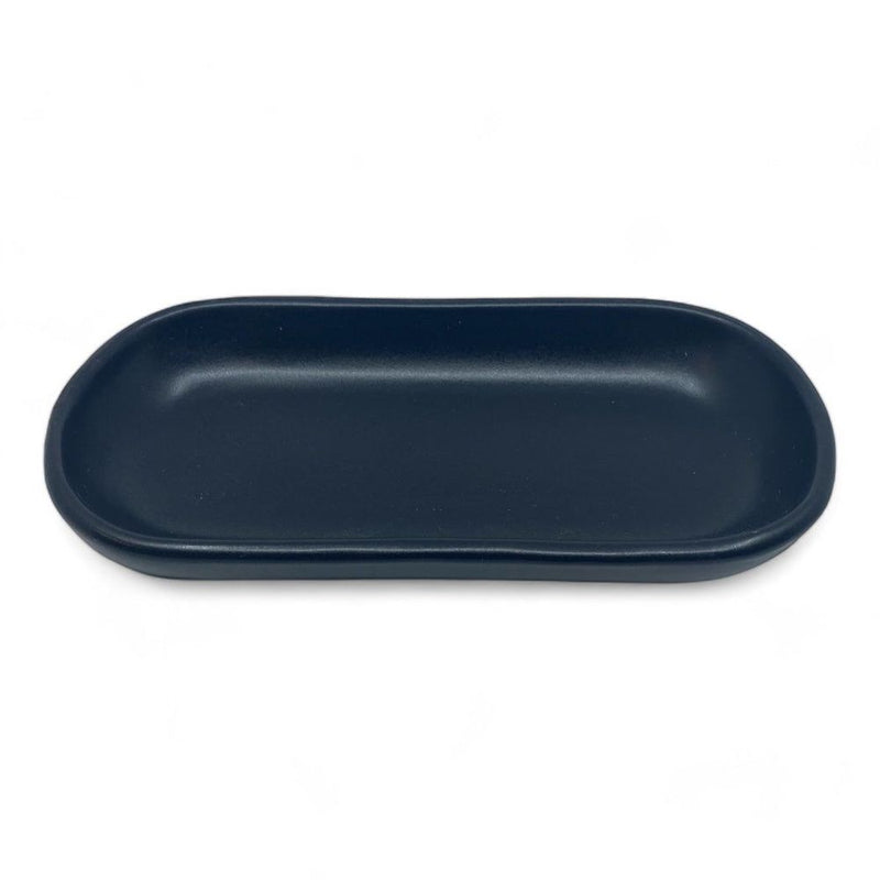 Ceramic Snack&Dip Bowl Black Pearl Black 16cm