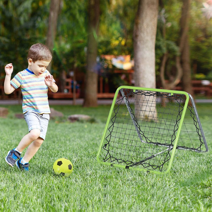 Pro-Grade Adjustable Rebounder Net Set - Improve Skills in Football, Baseball - HOMCOM