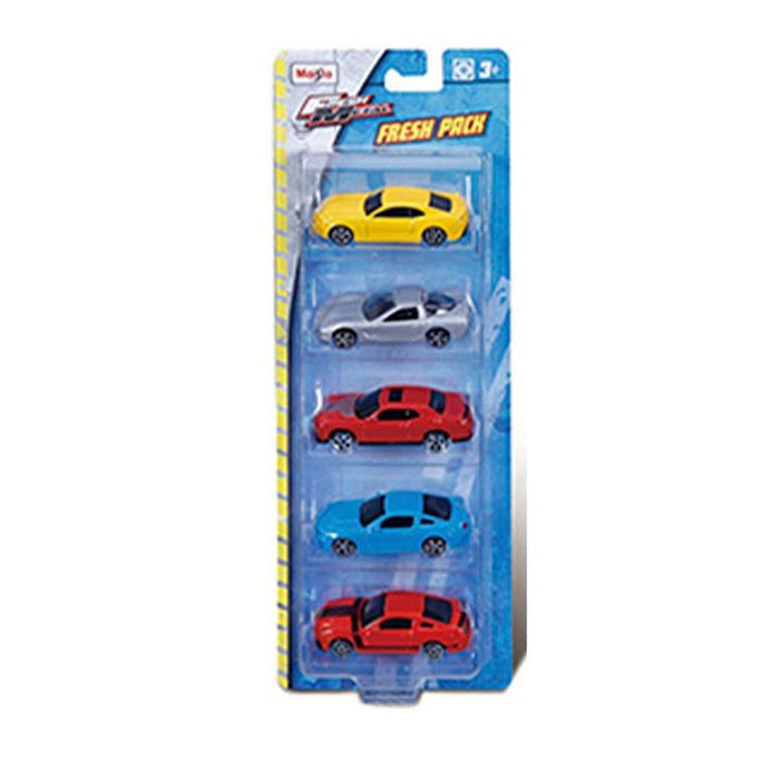 Maisto 5 Diecast Cars Collection - Fresh Metal, Highly Detailed - Perfect Gift for Kids!