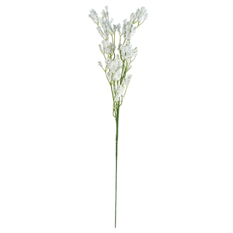 Amethyst Vase, Artificial Orchids & Foliage - 80cm