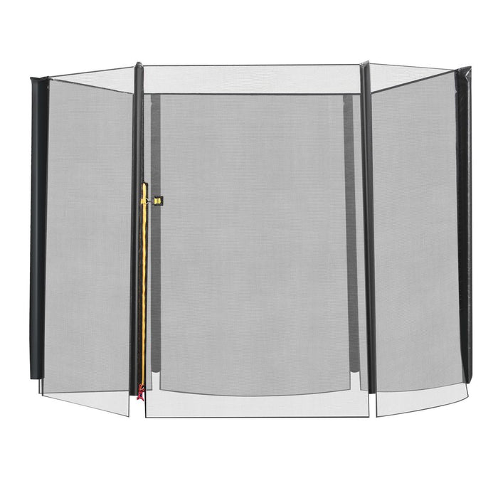 Premium 8' Round Trampoline Safety Fence - Durable Net, Maximum Protection - HOMCOM