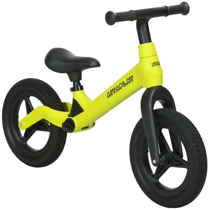 Premium Baby Balance Bike - Adjustable Seat & Handlebar - Green