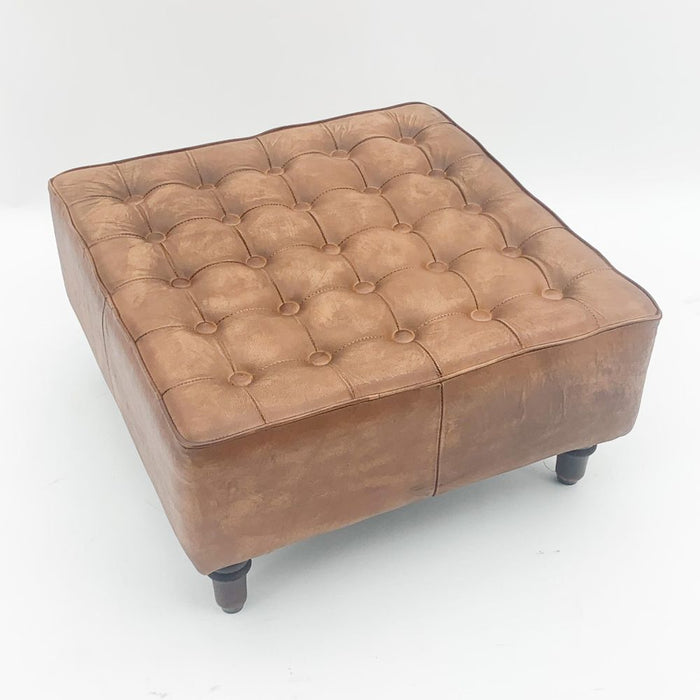 Premium Leather Footstool - 45cm | Best Quality & Detail-Oriented Professional Seller | All Demographic