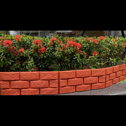 Brick Effect Garden Border (set of 4)