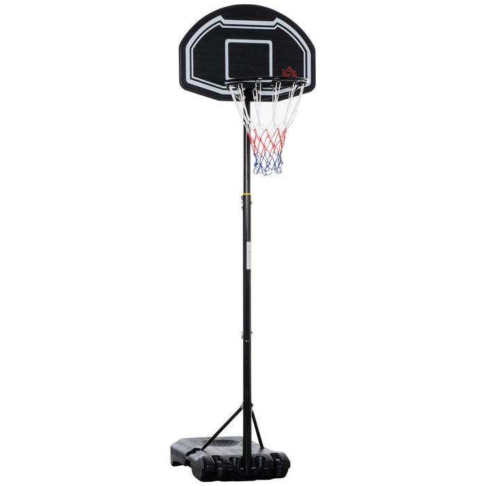 Premium Adjustable Basketball Hoop Stand | Wheels & Weight Base | HOMCOM