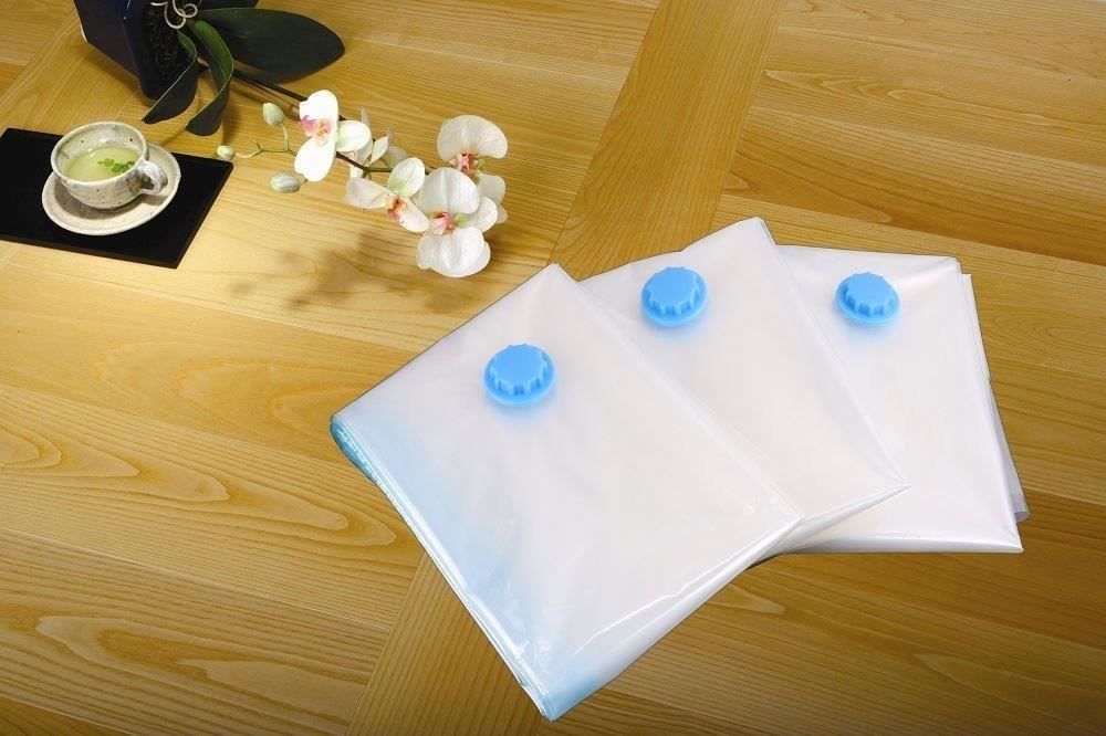 VINSANI Travel Vacuum Bags - Reduce Storage Space by 75% - Set of 4 - 50 x 70cm