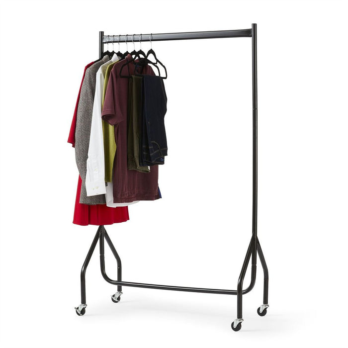 Premium Black Metal Clothes Rail - 3ft x 5ft - High Quality & Heavy Duty