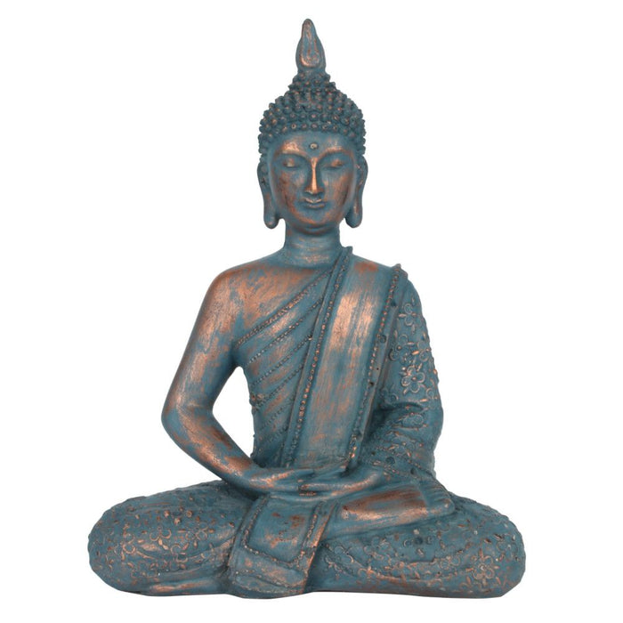 Striking Blue 26cm Buddha - Perfect Home Decor