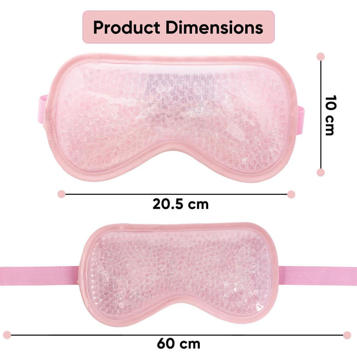 ASAB Gel Eye Mask Pink AS-05053: Soothing Treatment for Aches and Pains, Contours to Face, Easy to Use and Reusable